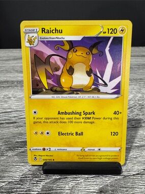 Pokémon | Silver Tempest #050/195: Raichu (2022) - Collectible Trading Card